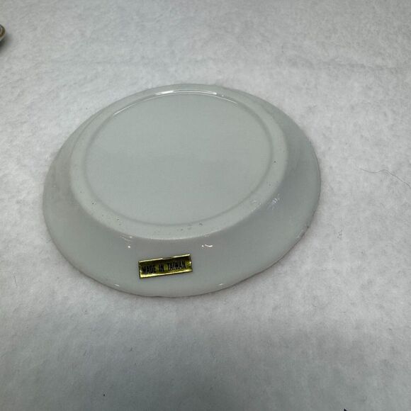 VTG 10pc Mini Chinese Porcelain Tea Set Chinoiserie Floral Design‎ Red Blue Gold - Picture 5 of 9